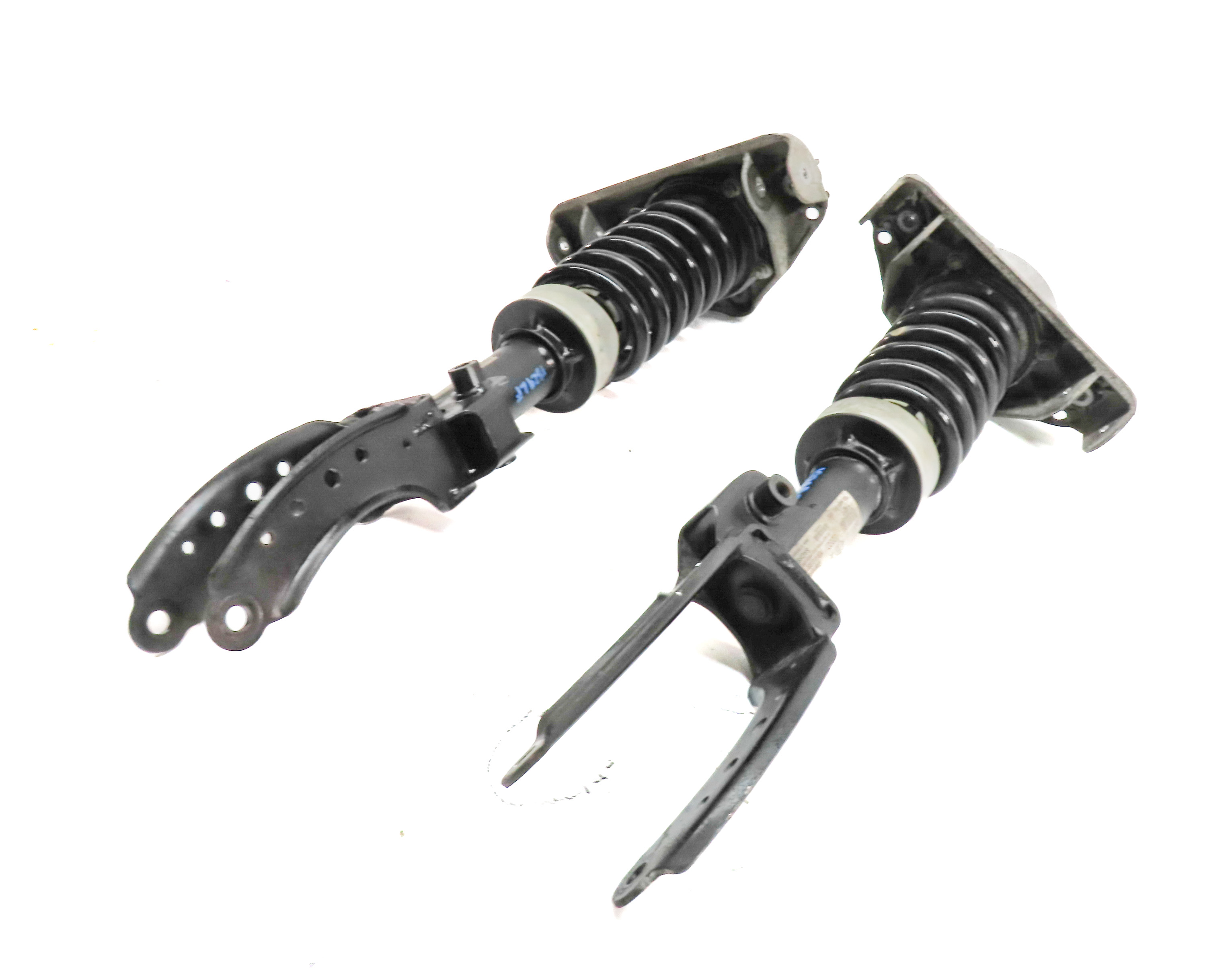2007-2015 AUDI Q7 (4L) FRONT LEFT & RIGHT SHOCK STRUT SET-2 (COMFORT SUSPENSION) — exact item pictured